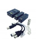 Testeador de cable de Red RJ45/R11/BNC con buscador POE