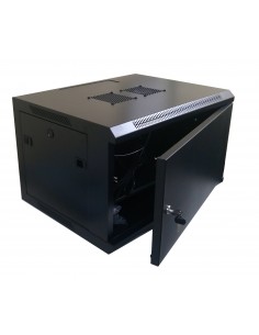 Rack Mural 19" 18U F450 Puerta Metálica Ciega. SIN Accesorios