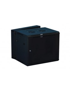 Rack Mural 19" 9U F550 Puerta Metálica Ciega. SIN Accesorios