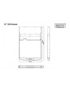 Consola monopuesto KVM pantalla 17"		