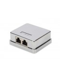Roseta Superficie RJ45 CAT6A FTP 2 Toma