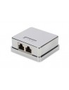 Roseta superficie CAT6A FTP 2 Toma