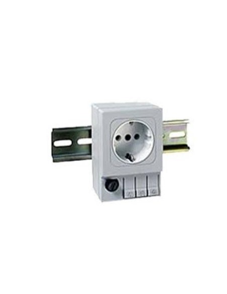 Enchufes schuko en formato carril DIN SF