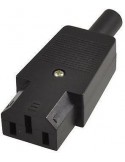 Conector IEC 320-C13 Hembra acodado derecha
