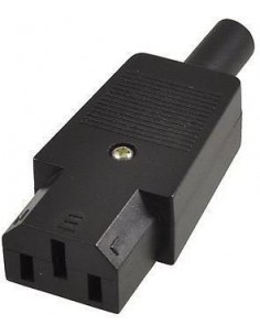 Conector IEC 320-C13 Hembra acodado derecha