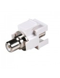 Adaptador H/H keystone RCA BLANCO