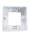 CAJA DE SUPERFICIE 80 x 80 x 40 BLANCA ABIERTA