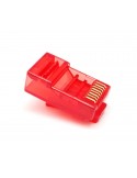 Conector RJ45 CAT.6 UTP Cable rígido 8 hilos.