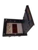 Caja de suelo kit 4 schukos y 2 RJ45