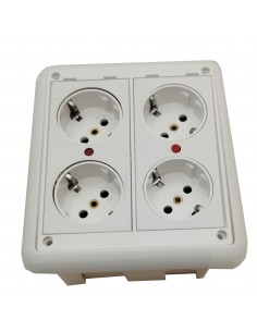 Caja de empotrar kit 4 schukos