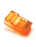 Conector RJ45 CAT.6 UTP Cable rígido 8 hilos.