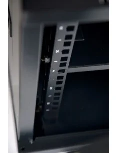 rack mural 19" con puerta metalica