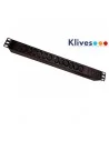 Regleta 19" 1U 12 IEC C13 Sin Interruptor con LED y Protección contra Sobrecargas