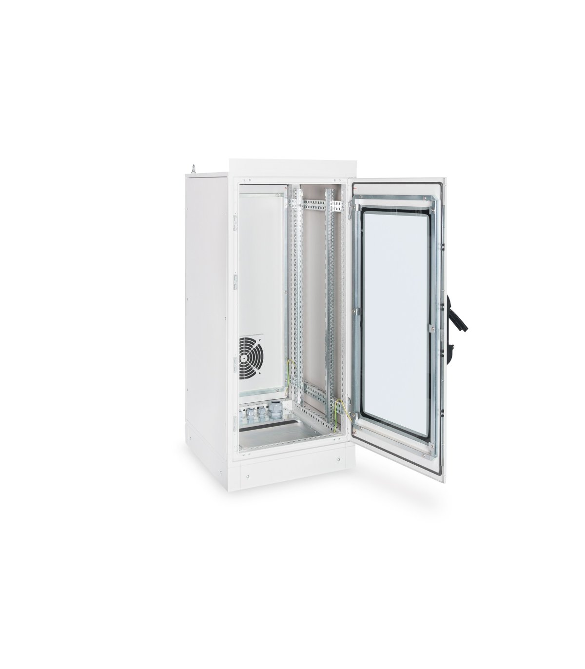 Rack IP55 con puerta de cristal para entornos industriales f800mm