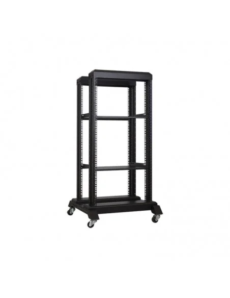 rack abierto, bastidor de laboratorio, 22u con 1 bastidor sencillo