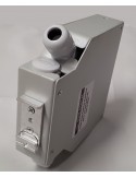 caja de fibra óptica para montaje en carril din.