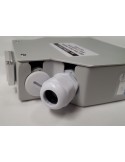 caja de fibra óptica para montaje en carril din.