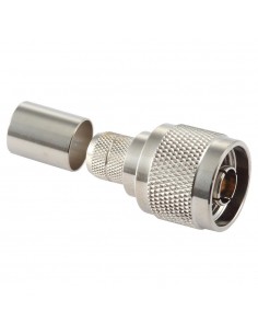 Conector N M crimpar LMR400/RG8
