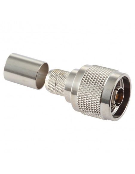 Conector N M crimpar LMR400/RG8