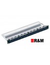 Patchpanel CAT6 24 P. UTP R&M 19" 1U