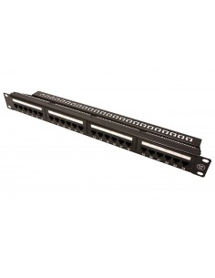 Patchpanel 19" Cat6A 24 Puertos UTP