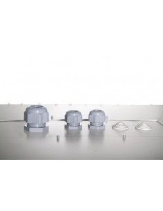 Rack exterior IP55 713x600x600 mm, color gris (RAL 7035)