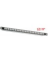 Patchpanel 19"1/2U 24 Huecos KEYSTONE