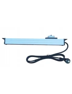 Regleta rack 19" 1U, 6 tomas con diferencial en aluminio.