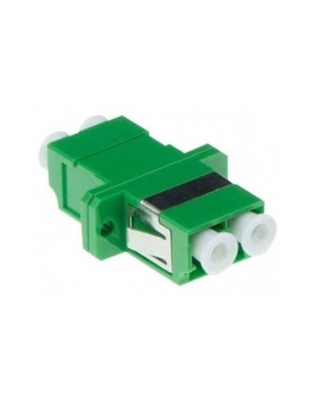 Adaptador fibra óptica duplex Monomodo SC/APC Verde
