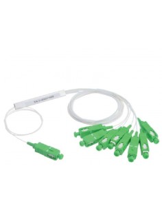 Splitter 1x8 SC/APC monomodo PLC Mini-tube 0,9 mm.