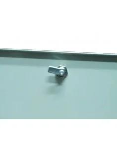 Caja metálica de fibra óptica FTTH para conectores SC. Cerradura con llave.