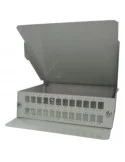 Caja fibra óptica metálica 24 conectores SC Simplex