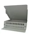 Caja fibra óptica metálica 24 conectores SC Simplex