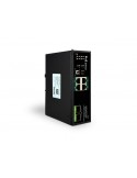 Switch 4 Ptos POE+ GIGA y 2 Ptos SFP Carril DIN Industrial