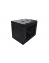 Rack mural 19" 9U F600. Puerta Perforada