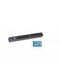 Regleta BACHMANN 19" 12 IEC C13. Monitorizable a nivel Local