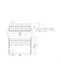 Bandeja extensible 19" para tablet y portátiles.