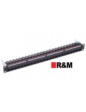 Patchpanel 19" 1U 24 Puertos UTP CAT6A R&M