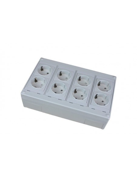 Kit caja superficie 8 schukos