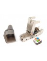 Conector RJ45 macho CAT6A STP Sin Herramientas