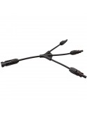 Conector flexible Multicontact MC4 3 in 1 out.