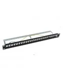 Patchpanel 19" 1U 24 Huecos KEYSTONE Con Bandeja