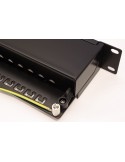 PATCHPANEL Cat6A FTP 19" 1U 24 PUERTOS
