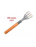 Cable CAT7 SFTP 500M LSZH 1200MHz 40 Gb.