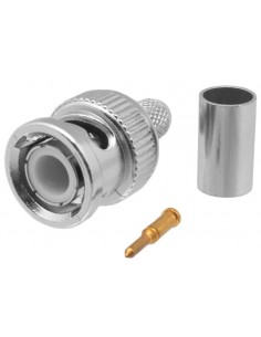 Conector BNC para cable RG59 Macho