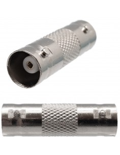 Conector BNC doble Hembra para empalme cable RG59