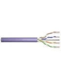 Cable CAT6 UTP 305m LSZH RIGIDO COBRE 100% Color violeta. 250 MHz, AWG 23/1 Dca