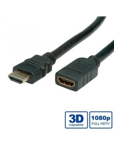 Cable HDMI Macho/Hembra 1 metro Alta Vel