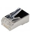 Conector RJ45 CAT6A FTP CON guía Externa bolsa 100 unidades.