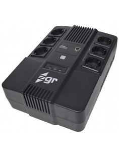 SAI ZIGOR Serie QUICK UPS 600VA 360W Formato Regleta